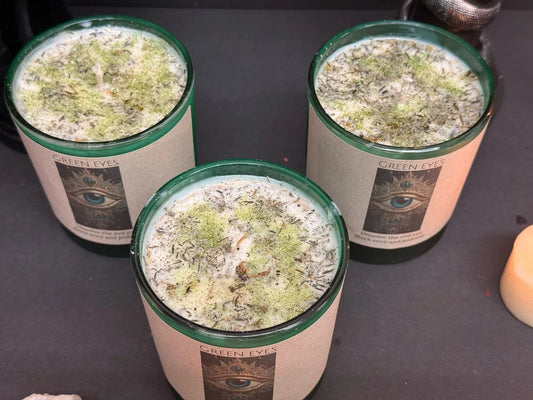 Green Eyes candle magick