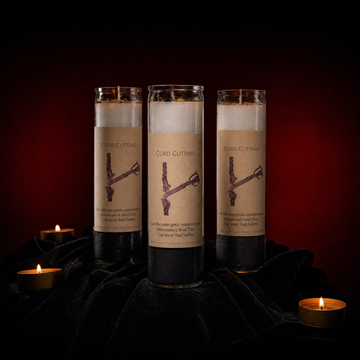 Cord Cutting Candle