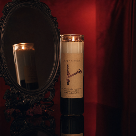 Cord Cutting Candle