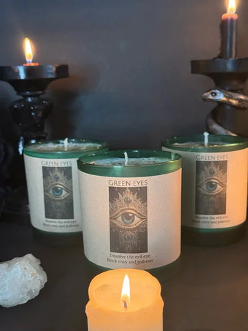 Green Eyes candle magick