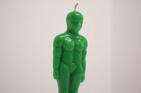 Green Man Candle
