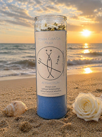 Pomba Gira Da Praia Candle